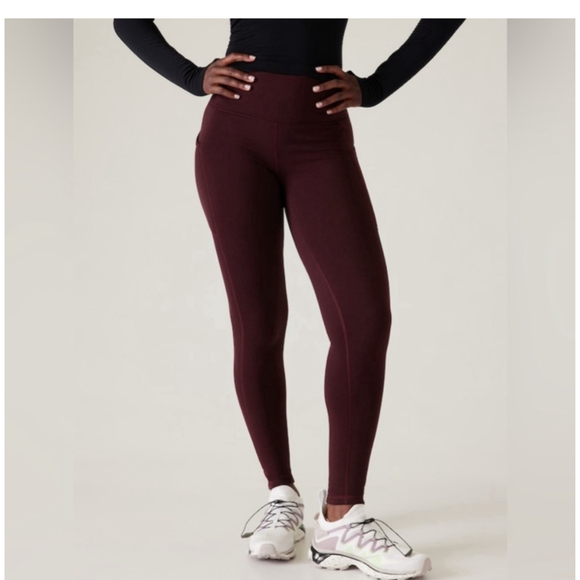 Athleta altitude stash tight in polartec power stretch, size small tall ￼ - Picture 1 of 12